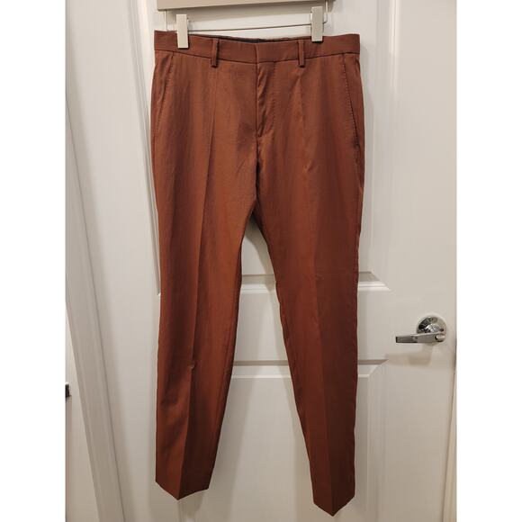 Hugo Boss Genius Trousers in Rust/Copper - Picture 7 of 10